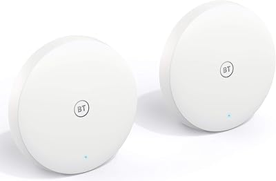 BT Mini Whole Home Wi-Fi Pack 2 Discs AC1200 Mesh Seamless Speedy Wi-Fi