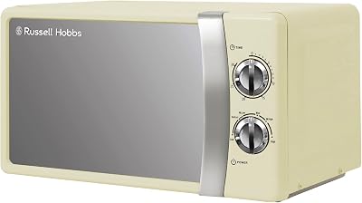 Russell Hobbs RHMM701C 17L 700W Cream Microwave 5 Power Levels Defrost