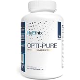 NuEthix Formulations Opti-Pure, Daily Nutritional Support for Detoxification Supplement, Supports Liver Function and Elimination of Toxins, 30 Serving Bottle
