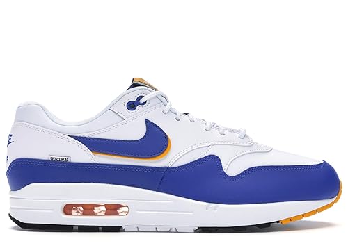 royal blue and yellow air max