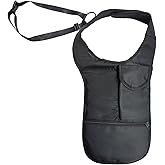 Larswon Hidden Underarm Shoulder Bag Pocket Wallet Anti Theft Pack Armpit Pouch for Left-handed