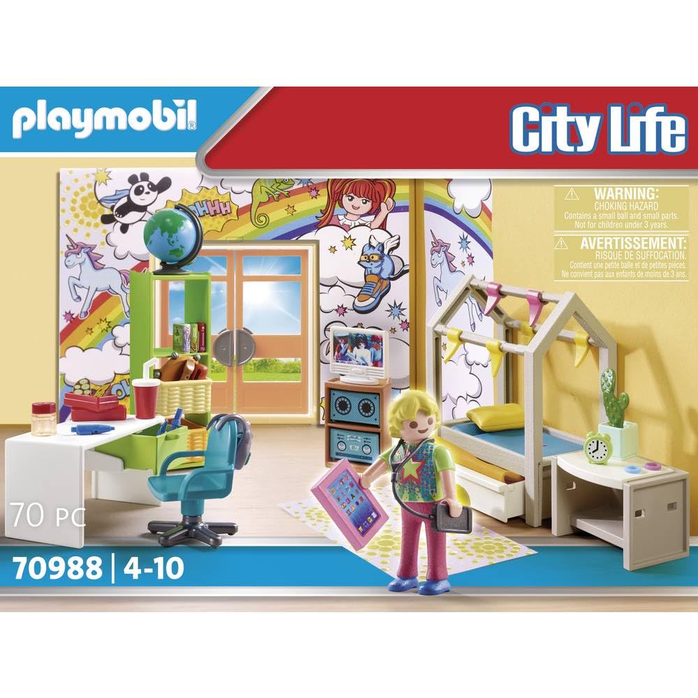 Playmobil City Life 70988 Deluxe Teenager's Room, Toy for Children Ages 4+