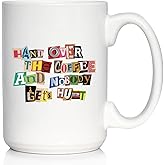 Bevvee Coffee Ransom Note Coffee Mug - Funny Sarcastic Coffee Mug Gifts for Coffee Lovers - Large 15oz White Ceramic