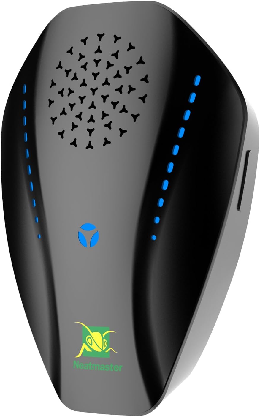Neatmaster Bug Repellent-Ultrasonic Pest Repeller Plug in -Pest Control for Roach, Mice, Spider, Mosquitoes and Other Bugs