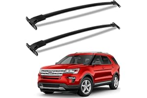 FengYu Roof Rack Cross Bars Compatible with Ford Explorer 2016 2017 2018 2019 with Flush Side Rails, Aluminum Crossbars Rooftop Cargo Luggage Rack Canoe Kayak Snowboard Car Bike Luggage Racks Carrier