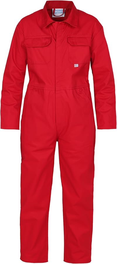 Fort Blue Castle 333/RD-34 34-Inch Tearaway Junior Coverall Red 13 Age