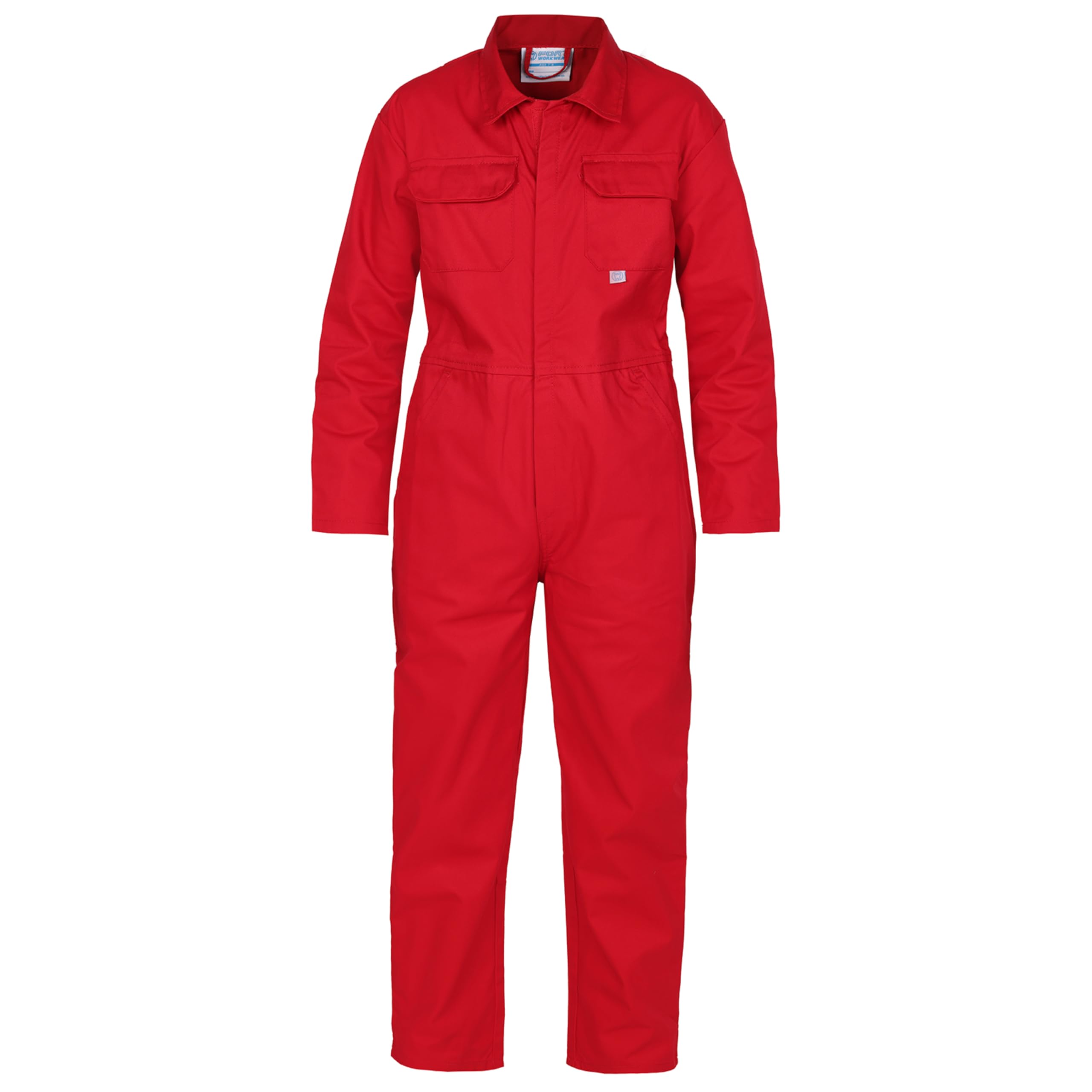 Fort Mens 333 Tearaway Junior Coverall Boilersuit, Red, 3-4 Years UK
