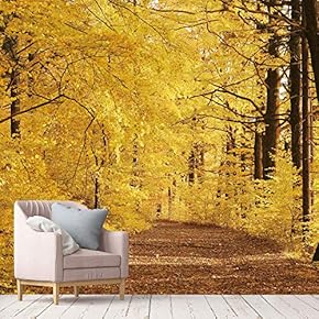 signwin Wall Mural Foggy Forest Removable Self-Adhesive Wallpaper...