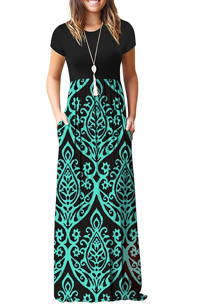 short maxi dress with pockets