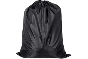 Large Storage Bags with Drawstring, Waterproof Oxford Fabric Laundry Bag, Tear Resistant Dirty Clothes Organizer Bag, Oxford 