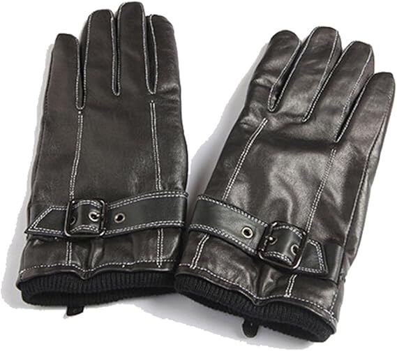 Amazon Co Jp Gl レディース 手袋 自転車 バイク グローブ 防水 レザー 革 ライダース バイカー レジャー ブラック Xl 服 ファッション小物