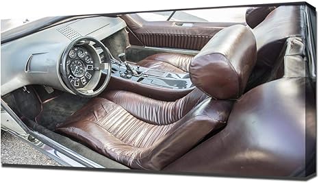 Amazon Com Lilarama Usa 1972 Maserati Boomerang V6 Canvas Art Print Wall Art Canvas Wrap Posters Prints