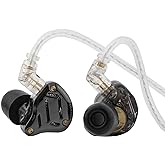 Linsoul KZ ZS10 PRO 2 in Ear Monitor IEM, 1DD+4BA Hybrid Wired Earbuds, with 4-Level Tuning Switch, 3-Way Crossover Gaming Ea