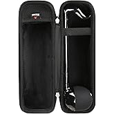 Mchoi Hard Carrying Case Fits for Otamatone Japanese Character Electronic Musical Instrument Portable Synthesizer by Cube/Maywa Denki, Lightweight and Waterproof Automatone Instrument Holder