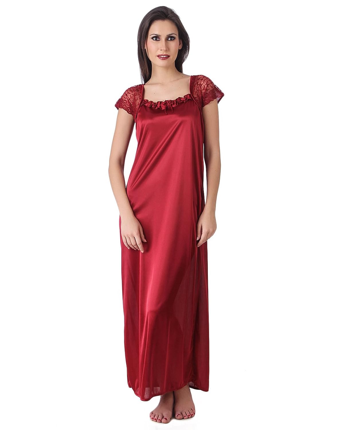 masha women's satin nightdress (free size)