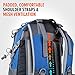 OutdoorMaster Hiking Backpack 45L - w/Waterproof Cover - Blue