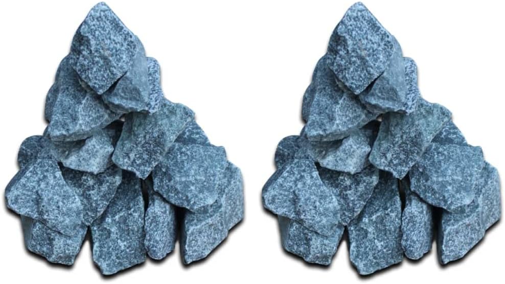 Rantry Sauna Stones 30kg Natural Volcanic Rocks High Heat Capacity