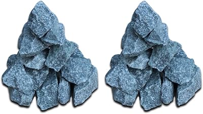 Rantry Sauna Stones 30kg Natural Volcanic Rocks High Heat Capacity