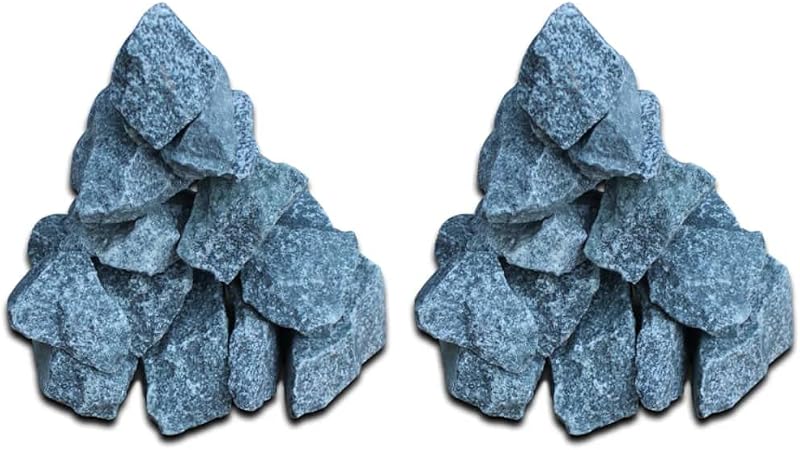 Rantry Sauna Stones 30kg Natural Volcanic Rocks High Heat Capacity