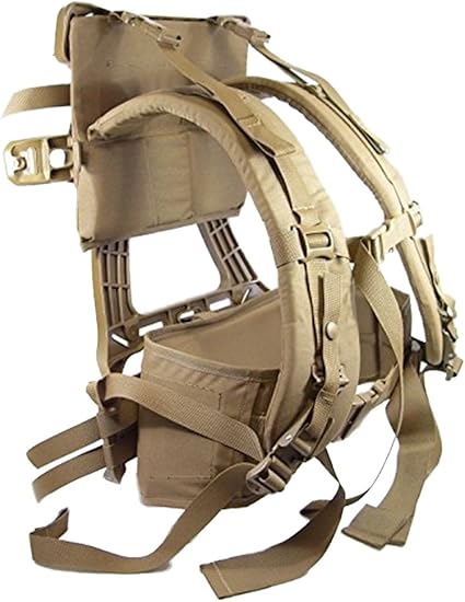 molle ii shoulder straps and waist belt