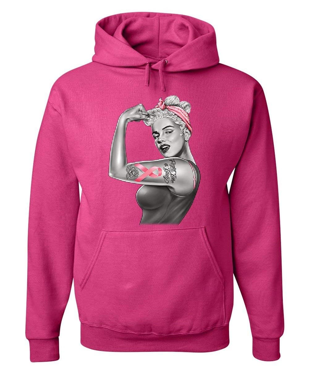 pink ribbon hoodie