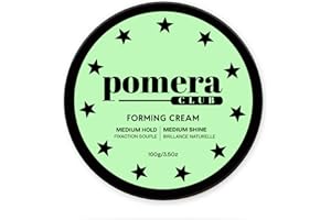 Pomera Club Forming Cream, 3.5Oz, Medium Hold, Medium Shine, Water Soluble, Hair Styling Agent