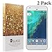 Google Pixel XL Screen Protector,[2 Pack] YMAKSI Bubble Free Anti Fingerprint Ballistic Tempered Glass, Premium Screen Protection for Google Pixel XL,Lifetime Replacement Warranty