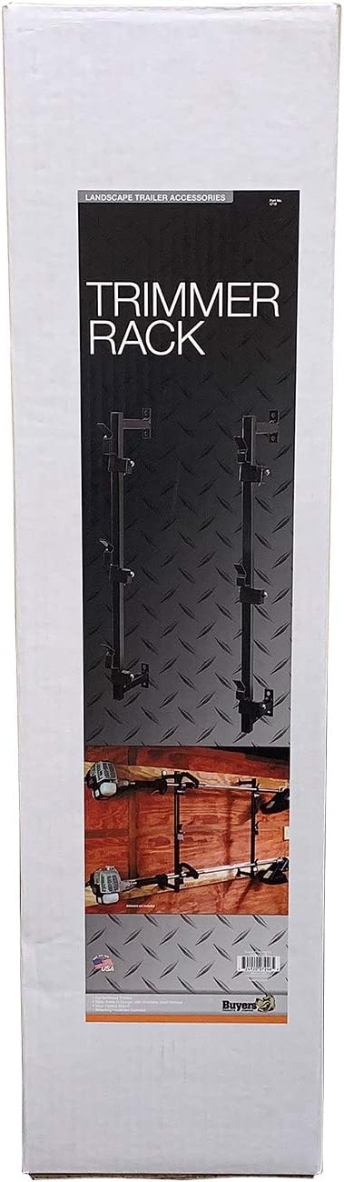 Buyers LT12 3-Trimmer Landscape Truck & Trailer Enclosed Rack: Garden & Outdoor