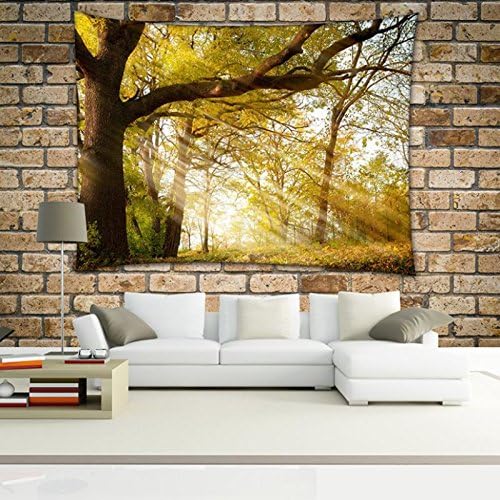 Nature Forest decorative Tapestry Wall Hanging Scenery 3D Print Green Office Home Art Decor Bedroom 3d Family