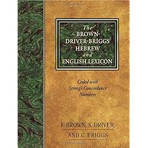 The Brown-Driver-Briggs Hebrew and English Lexicon: Francis Brown