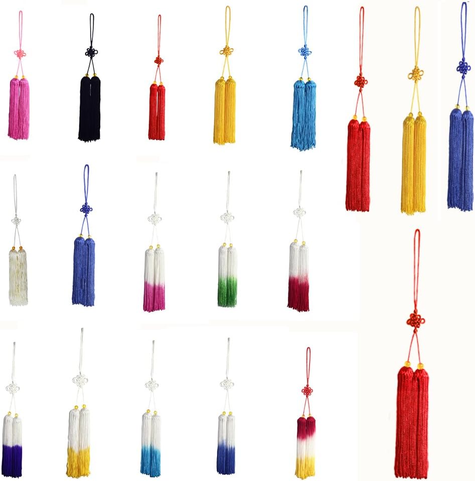 PHYSKOW Luxury Chinese Knot Sword Tassel Extendable Taichi Sword Accessories