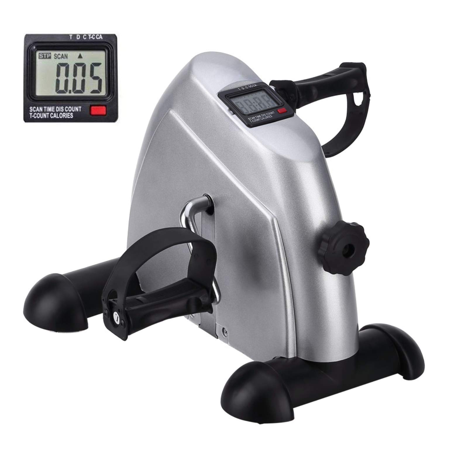 Uten Mini Bike, Silver, Arm and Leg Trainer, LCD Display, Silver