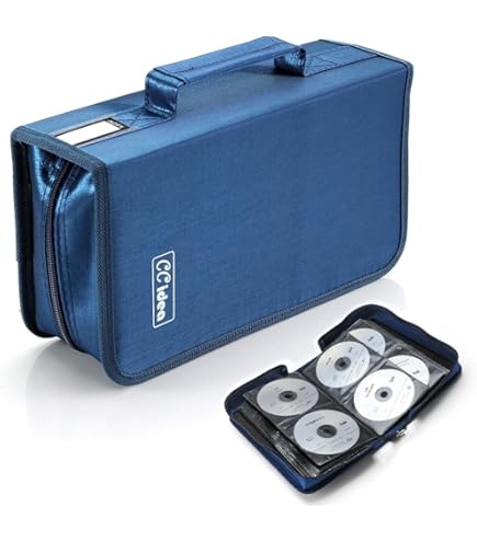 Amazon.com: Siveit DVD Case, 128 Capacity CD/DVD Case Wallet