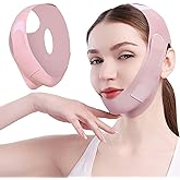 JBSZTH Jawline Shaper Chin Strap for Sleeping, Double Chin Strap Face Slimming, Chin Compression Garment for Women, Adjustable Jaw Strap for Sleep, Face Wrap for Jawline & Chin Lipo Compression