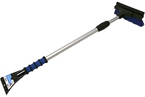 Mallory USA 581-E Mallory USA Telescoping Sport Utility Snow Broom with 8" Head (Colors may vary)