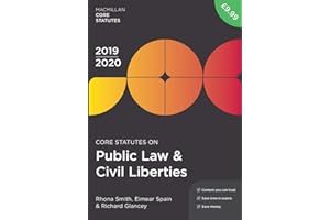 Core Statutes on Public Law and Civil Liberties 2019-20