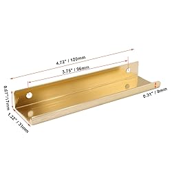 Cionyce 6 Pack Hidden Cabinet Pulls 4.72"/120mm