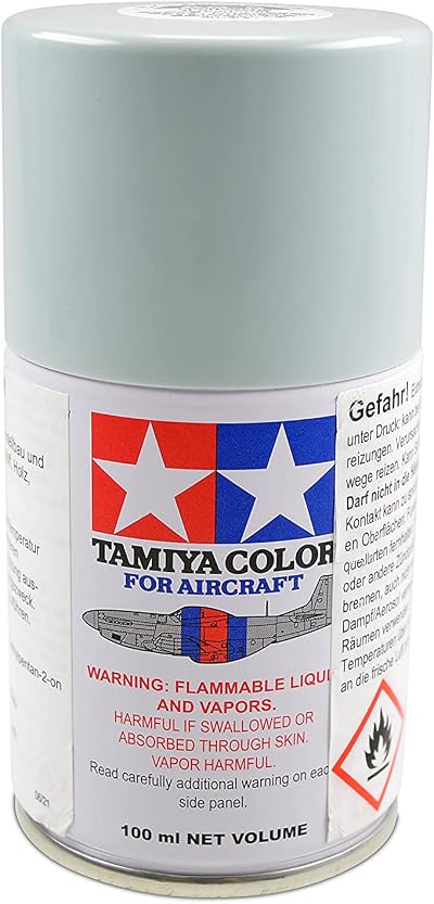 Tamiya 86505 AS-5 Light Blue Matt Spray Paint for Aircraft Models 100ml