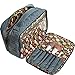 Vera Bradley Luggage Large Blush & Brush Makeup Case, Classic Black