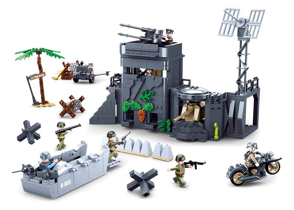 Sluban construction bricks, 52 cm x 38 cm x 8 cm