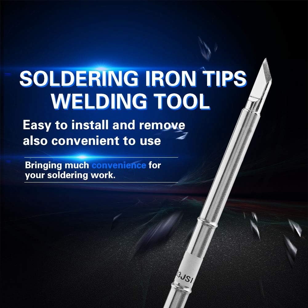 10 Pack T12 Series Soldering Iron Tips Copper Replacement Soldering Tip Set for Low Temperature Welding Rework Station - Image 5