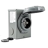 BESYL 50-Amp Generator Inlet Box NEMA 3R
