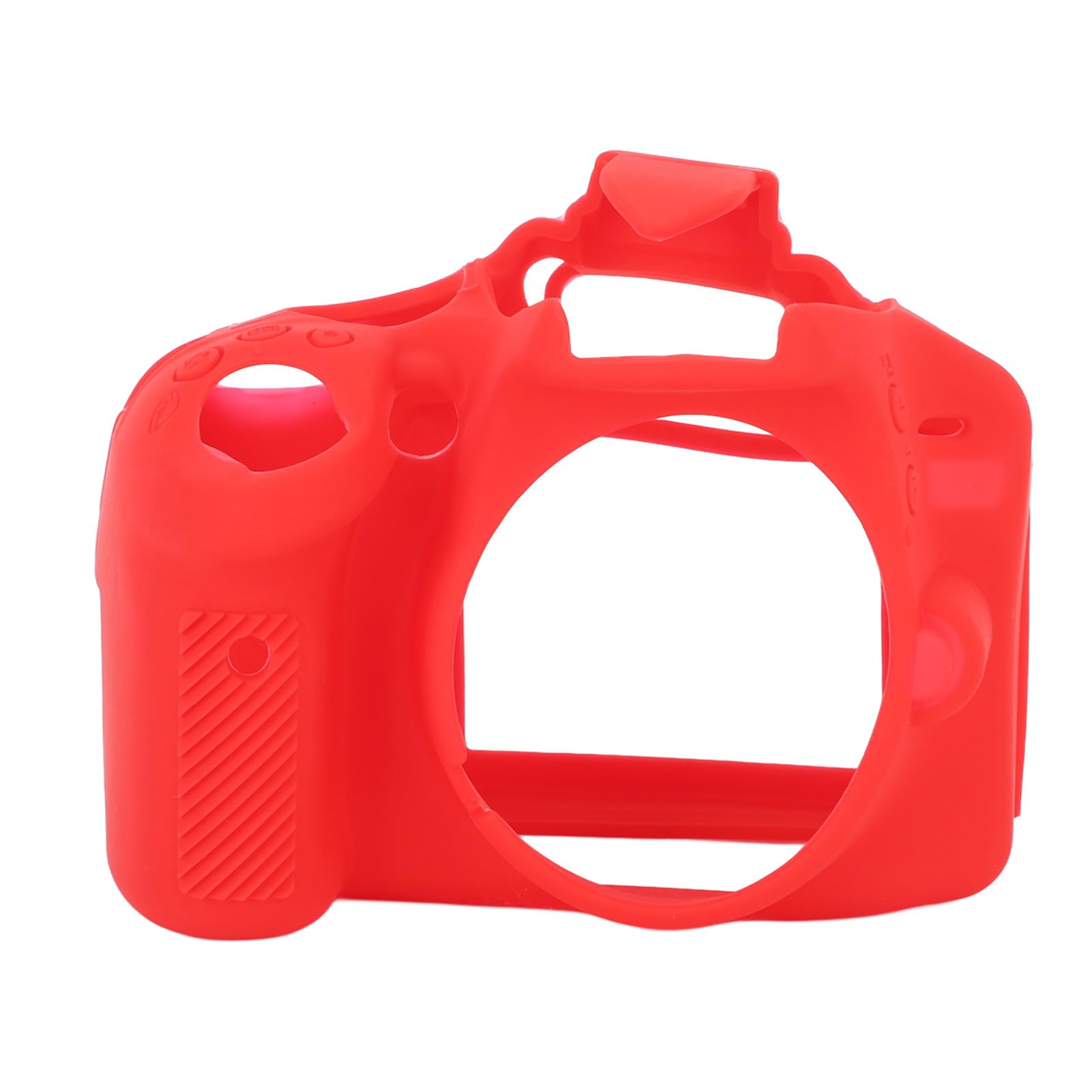 Camera Case for Nikon D3100 D3200, Soft Silicone Protective Cover Anti Slip Anti Scratch, Accurate Incision, Durable Lightweight Rubber Camera Body Skin, Camera Accessories (Red)