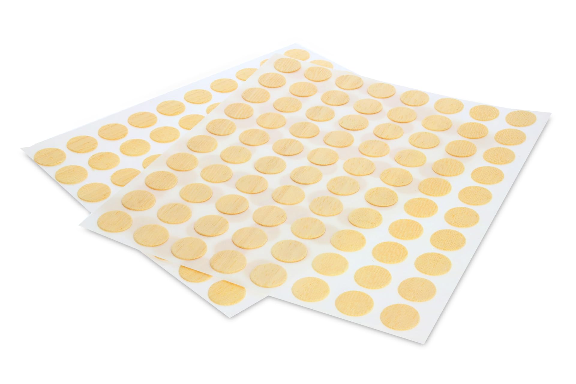 WoodPress® Peel & Stick, Real Pine Wood, Screw Hole Cover Caps – 160 x 13mm Pieces – Can be Varnished or Finished as Desired