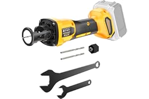 Ecarke Cordless Drywall Cut-Out Tool, Brushless Rotary Drywall Saw Compatible with DeWalt 20V Battery (Battery Not Included),