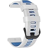 U-LIMVE Watch Band for Garmin Forerunner 965/Forerunner 955/Forerunner 945/Forerunner 935, Soft Silicone 22mm Replacement Bands