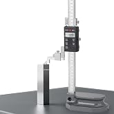 Mxmoonfree 12" (300mm) Digital Height Gauge 0.0005"/0.01mm Resolution | Heavy-Duty Cast Iron Base, &plusmn;0.02mm Accuracy, ABS/INC Modes, Inch/mm Unit Switch, 2x LR44 Batteries, Carrying Case