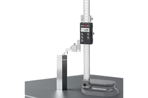 Mxmoonfree Digital Height Gauge 0.01mm/0.0005", ABS/INC Modes, Tolerance Alert, 0.0005" Resolution, Range 300mm/12"