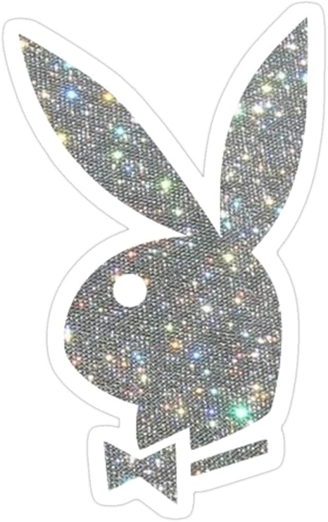 Amazon Com Stickers Glitter Playboy Backpack 3x4 Inch Decals 3 Pcs Pack Bag Wall Home Kitchen