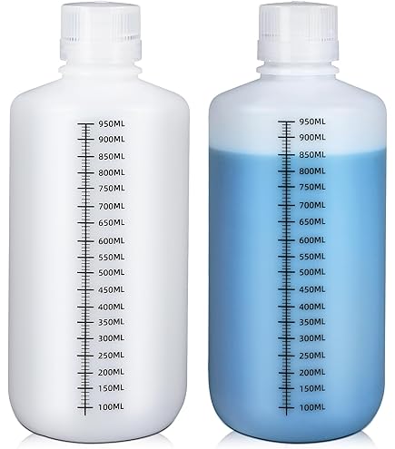 Amazon.com: uxcell 500ml Plastic Wide Mouth Chemical Laboratory